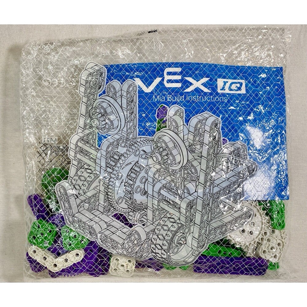 New Sealed Bag of Vex IQ Mia 240-6471 Part build Wheel Bracket Connector Beam